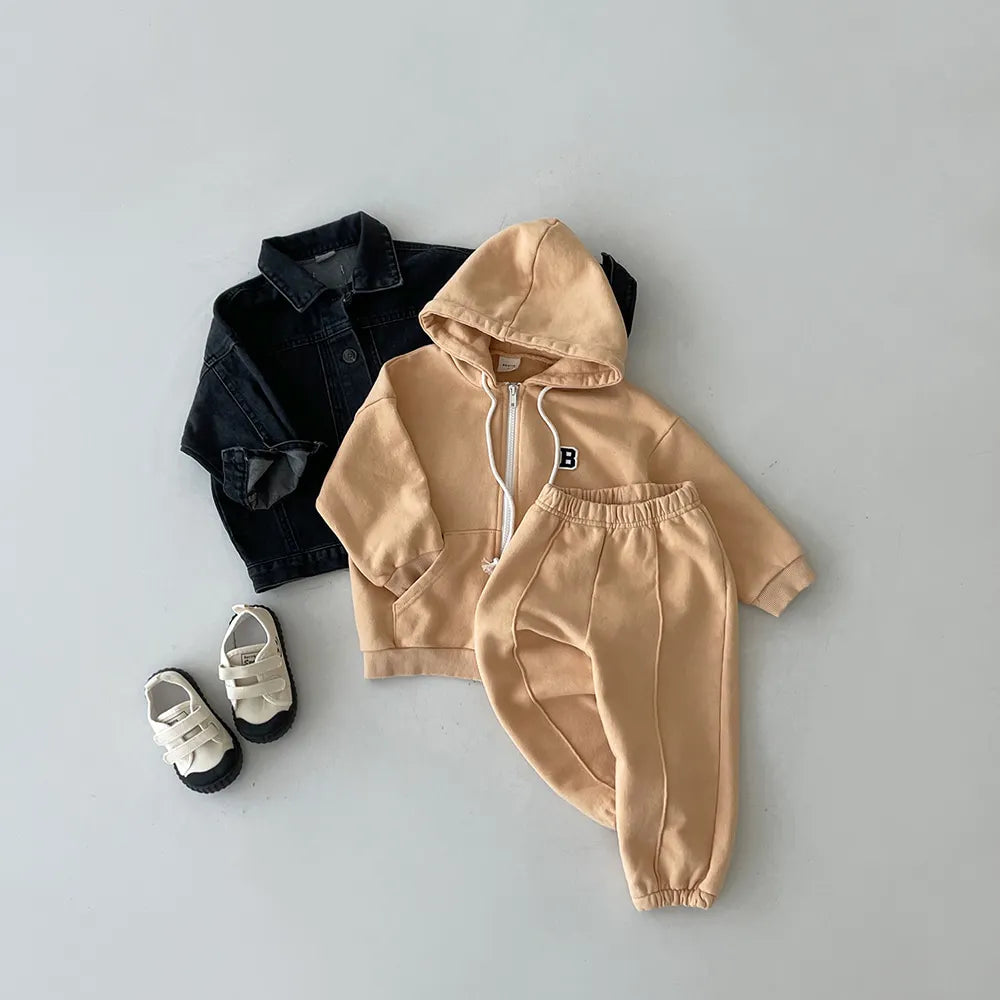 Korea Children Sports Pants Kids Baby Boys Girls Trousers Toddler Pull-On Loose Casual Elastic Oversize Jogger Infant Clothing