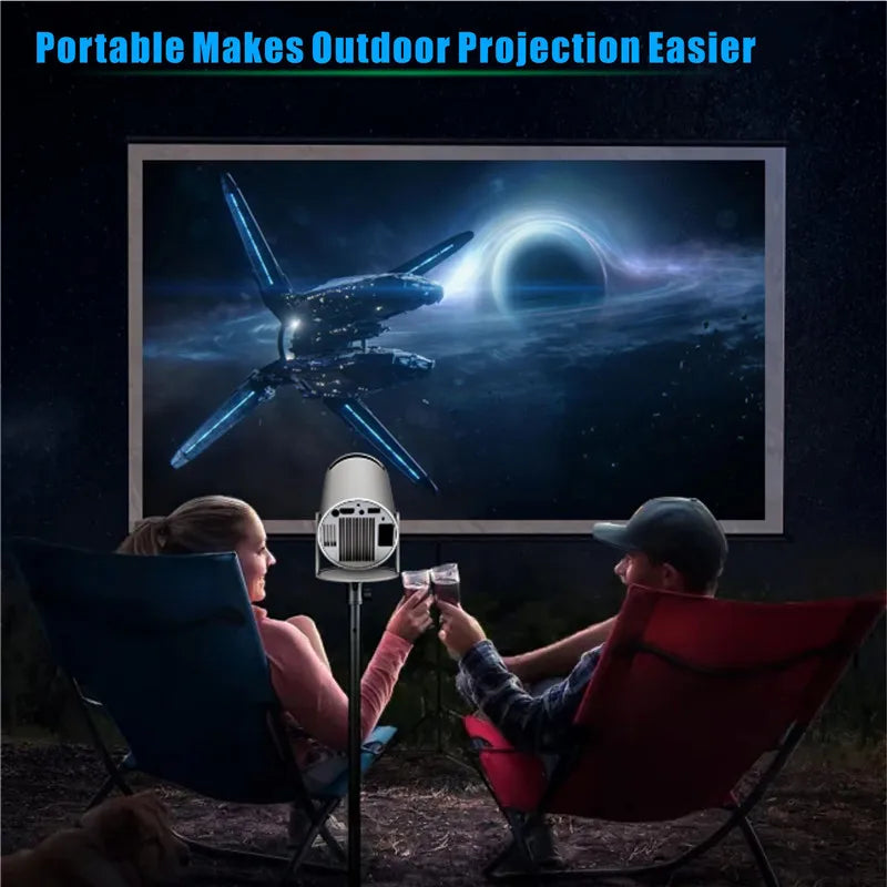 DITONG Hy300 PRO Projector 4K Android 1080P 1280*720P Full HD Home Theater Video Mini Led Projector for Movies Upgraded Version