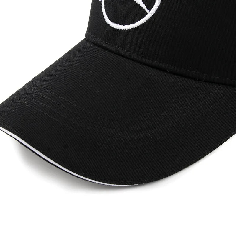 Car Baseball Cap Outdoor Adjustable Casual Hats Sunscreen Hat For Mercedes Logo Benz AMG W203 W206 W220 W211 W212 W210 GLC GLK