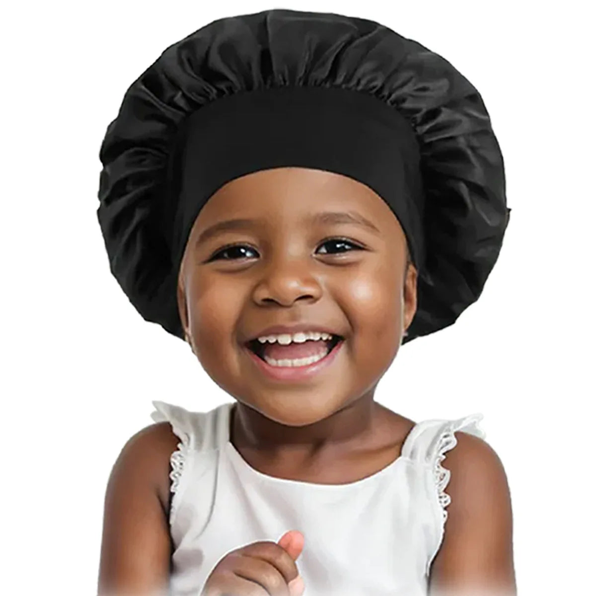 Large Satin Bonnet,Silk Bonnet Hair Wrap for Sleeping, Sleep Cap With Elastic Soft Band, Big Bonnets for Women Hair Care