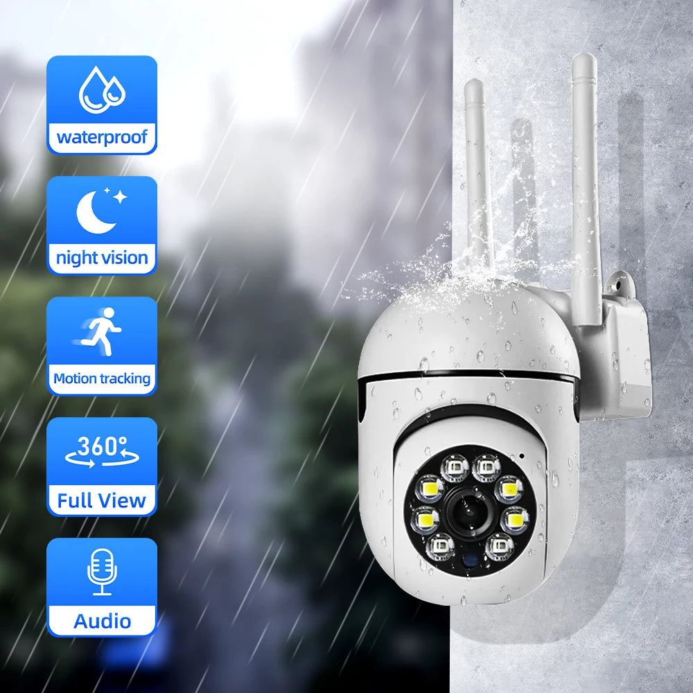 5G WiFi Surveillance Cameras IP Camera HD 2MP IR Full Color Night Vision Security Protection Motion CCTV Outdoor Cameras